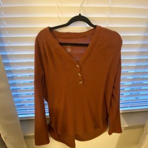 Burnt red sweater